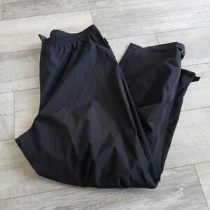 Cabelas XL Mens Gore-Tex Paclite Rain Pants Ankle Zip Waterproof Black